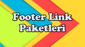 Footer Link Paketleri